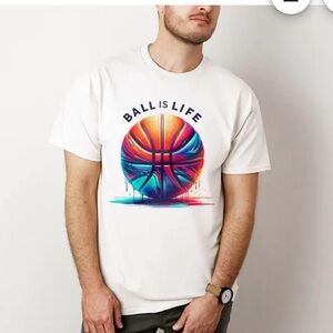 Brand New custom basketball T-shirt all sizes available. Great Xmas gift